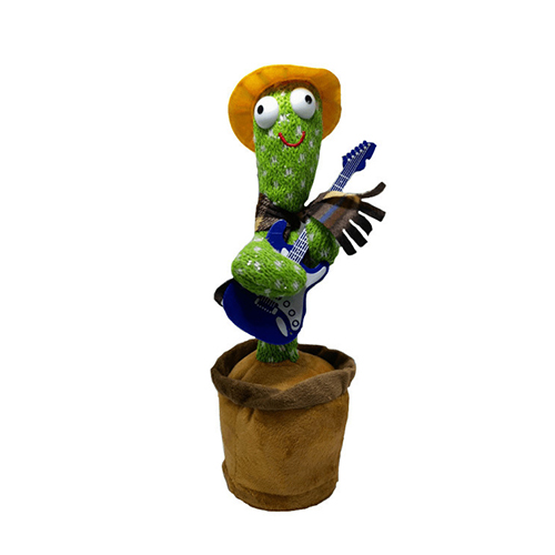 Λούτρινο Magic Cactus with Blue Guitar με Κίνηση & Ήχο 32 εκ. 517038