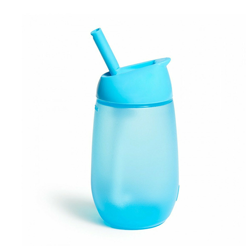 Munchkin Παιδικό Ποτηράκι Simple Clean από Πλαστικό Μπλε 296ml για 12m+ 90018