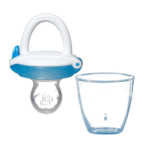 Munchkin Πιπίλα Φαγητού Μπλε Baby Feeder από Σιλικόνη για 4+ μηνών 11492