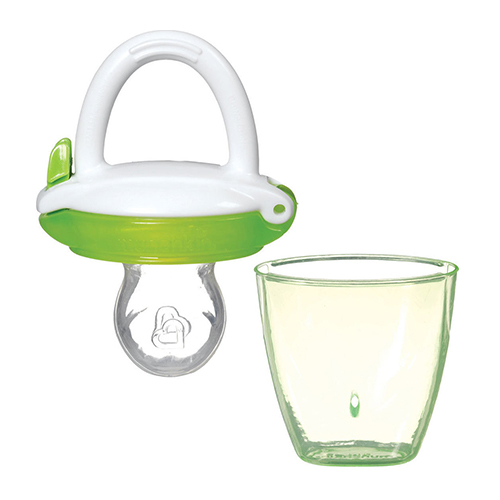 Munchkin Πιπίλα Φαγητού Πράσινη Baby Feeder από Σιλικόνη για 4+ μηνών 11492