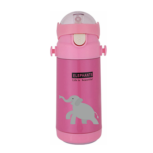 Estia Πλαστικό Παγούρι Elephants σε Μωβ χρώμα 350ml  01-10928