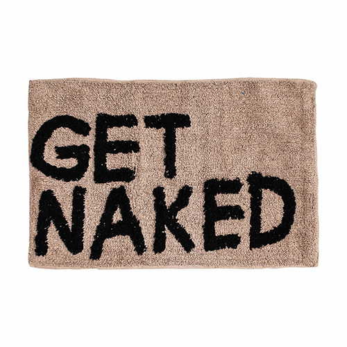 Estia Πατάκι Μπάνιου Βαμβακερό Get Naked 02-4323 Beige 50x80εκ.