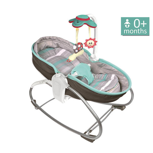 Bebe Stars Relax Μωρού Snooze 3 in 1 Grey με Μουσική και Δόνηση Για Μέγιστο Βάρος Παιδιού 18kg