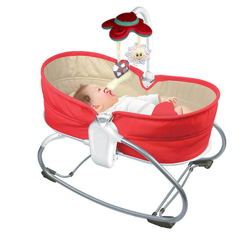 Bebe Stars Relax Μωρού Snooze 3 in 1 Red με Μουσική και Δόνηση Για Μέγιστο Βάρος Παιδιού 18kg