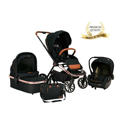 Bebe Stars Πολυκαρότσι Jewel Volcano Black 350-188
