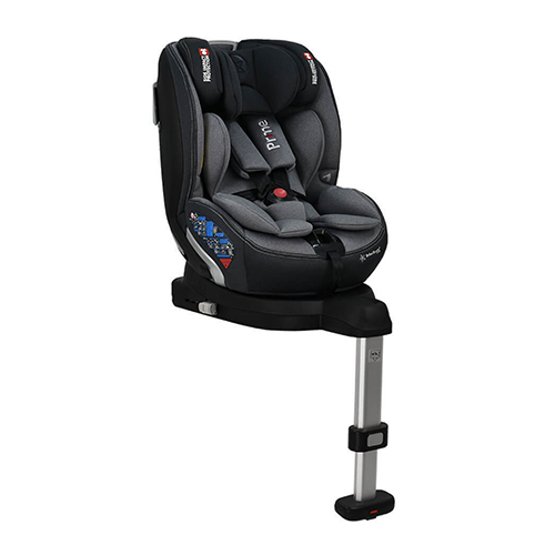 Bebe Stars Καθισματάκι Αυτοκινήτου Prime 360 0-25 kg με Isofix Grey 915-186