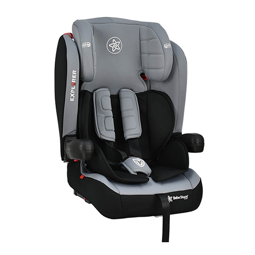 Bebe Stars Καθισματάκι Αυτοκινήτου Explorer 9-36 kg με Isofix Grey 930-186