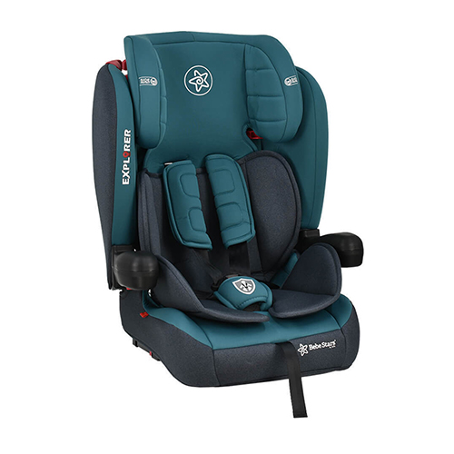 Bebe Stars Καθισματάκι Αυτοκινήτου Explorer 9-36 kg με Isofix Petrol 930-184