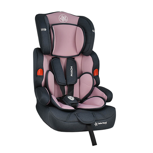 Bebe Stars Καθισματάκι Αυτοκινήτου Mach 9-36 kg Pink 933-185