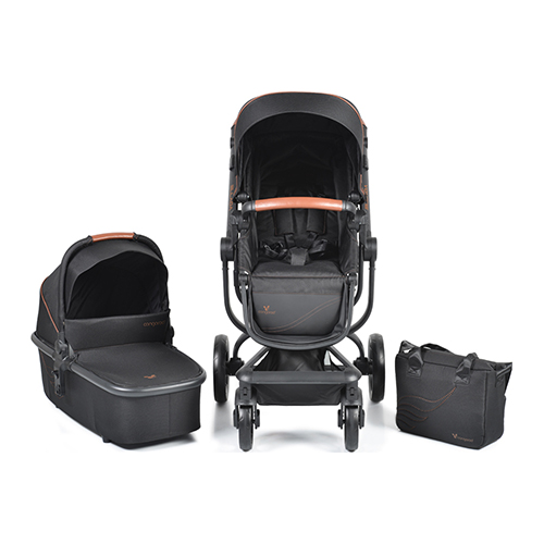 Cangaroo Πολυκαρότσι Ellada 2 in 1 Black