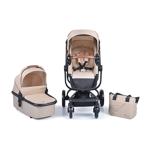 Cangaroo Πολυκαρότσι Ellada 2 in 1 Beige