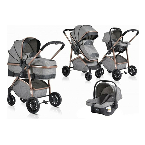 Cangaroo Πολυκαρότσι Milan 3 in 1 Grey 3800146235680