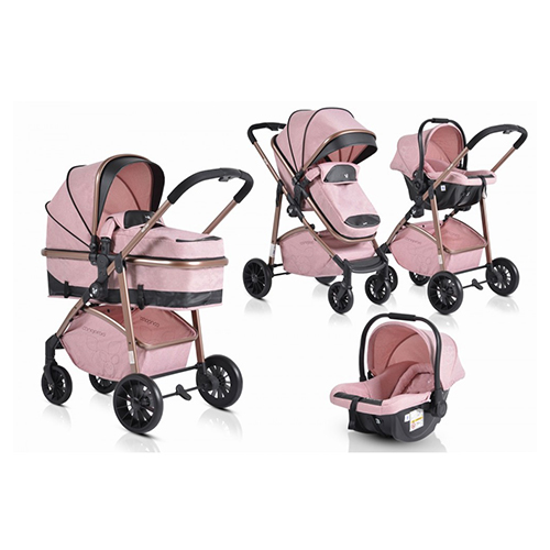 Cangaroo Πολυκαρότσι Milan 3 in 1 Pink 3800146235697