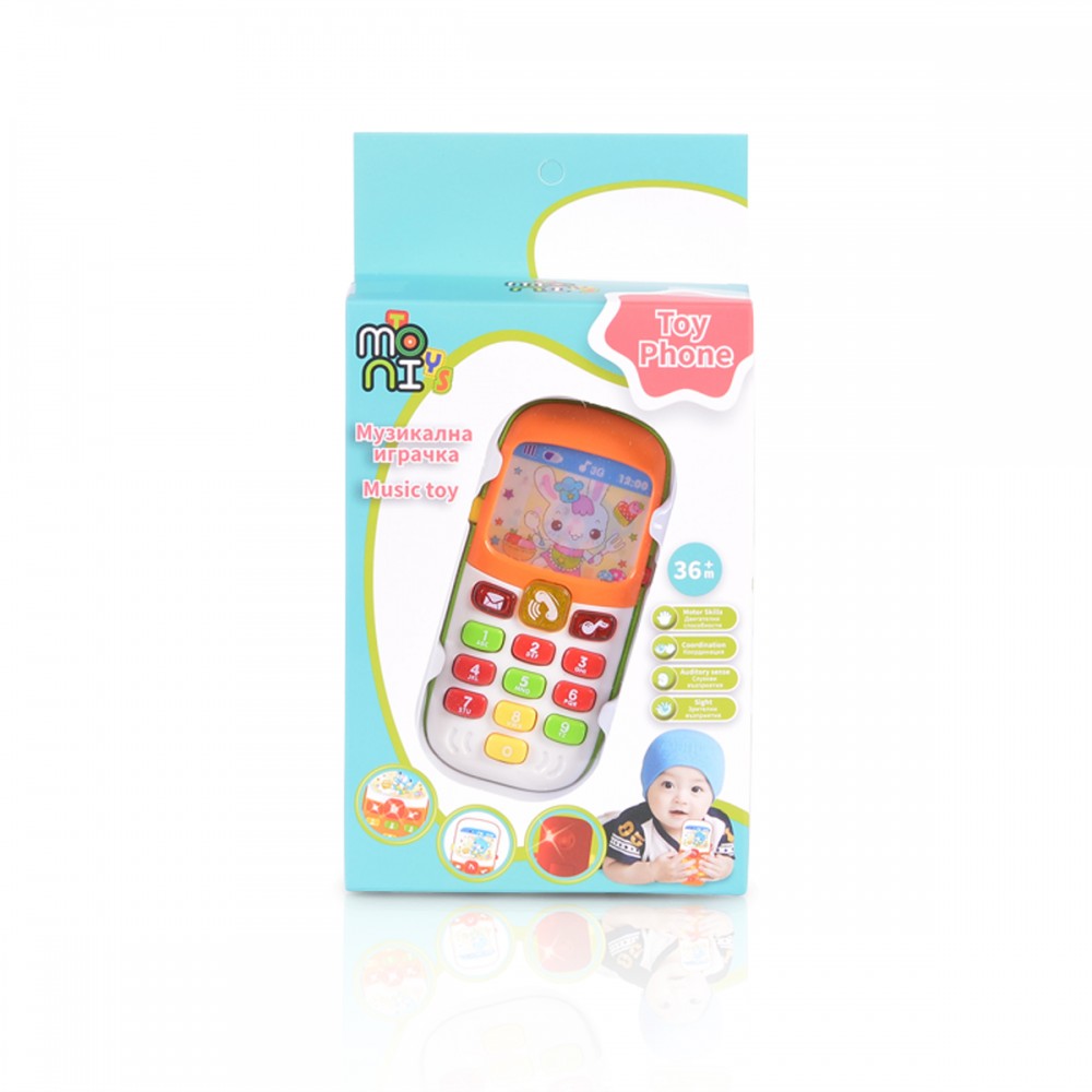 Moni Toy Phone με Μουσική για 36+ Μηνών 3800146258962