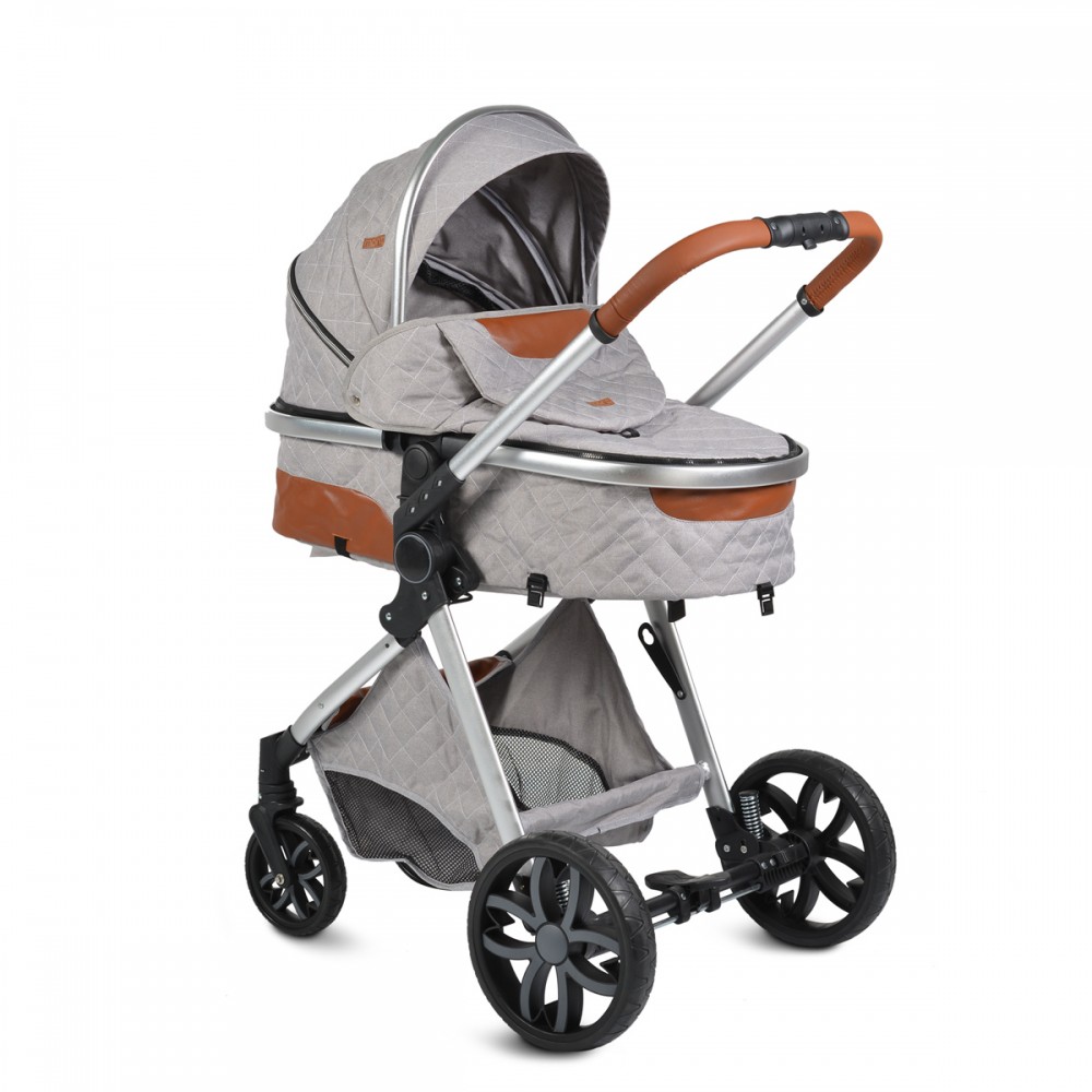 Cangaroo Πολυκαρότσι Alma 2 in 1 Light Grey 3800146235482