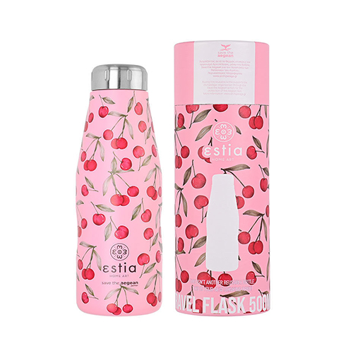 Estia Μπουκάλι Θερμός Cherry Rose 500ml