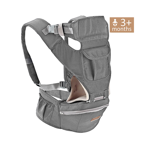 Bebe Stars Κλασικός Μάρσιπος Carry & Go Dark Grey 222-186