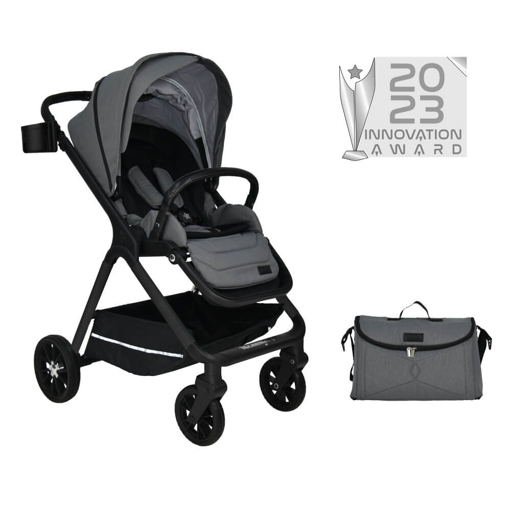 Bebe Stars Nammos Ρυθμιζόμενο Καρότσι Μωρού Grey 346-186