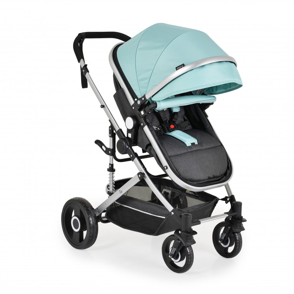 Moni Ciara Ρυθμιζόμενο Καρότσι 2 σε 1 Turquoise - Black 3800146236557