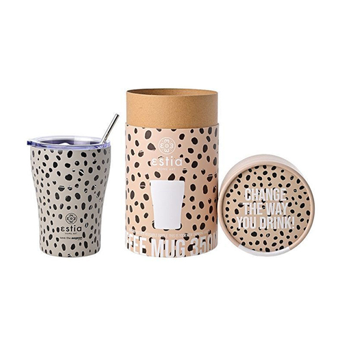 Estia Save the Aegean Ποτήρι Θερμός Leopard Taupe 350ml 01-16852