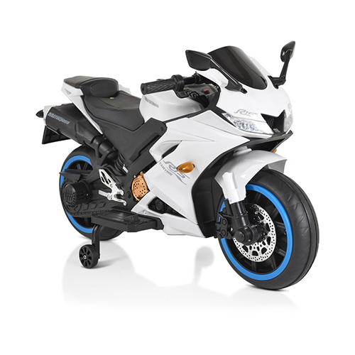 Motocross Παιδική Μηχανή Ηλεκτροκίνητη 12 Volt Λευκή 3801005000319