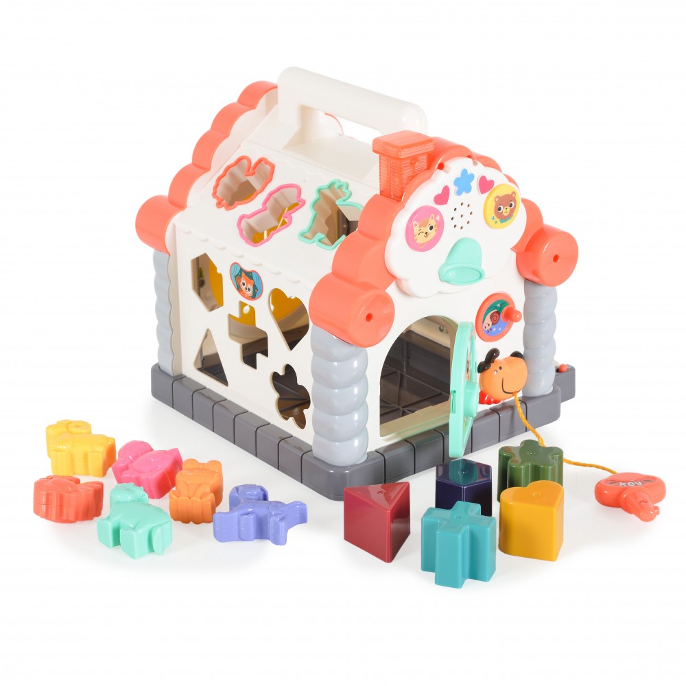 Hola Toys Παιχνίδι Ταξινόμησης Σχημάτων House με Μουσική 3800146224028