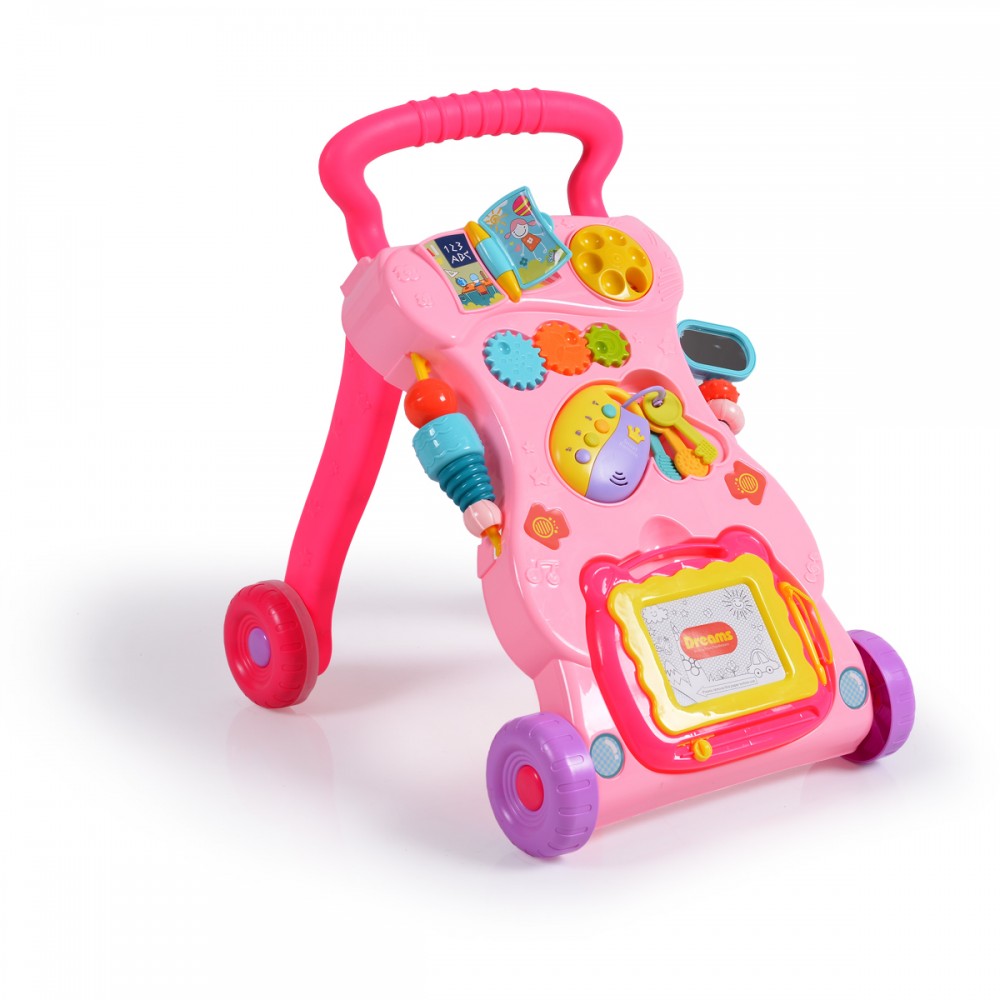 Moni Περπατούρα Push walker Dreams Pink HE0823 για 12+ Μηνών 3800146222574