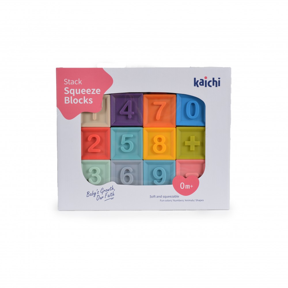 Kaichi K999-225 Squeeze Cubes Παιχνίδι Μπάνιου Εύκαμπτοι Κύβοι 3800146222253