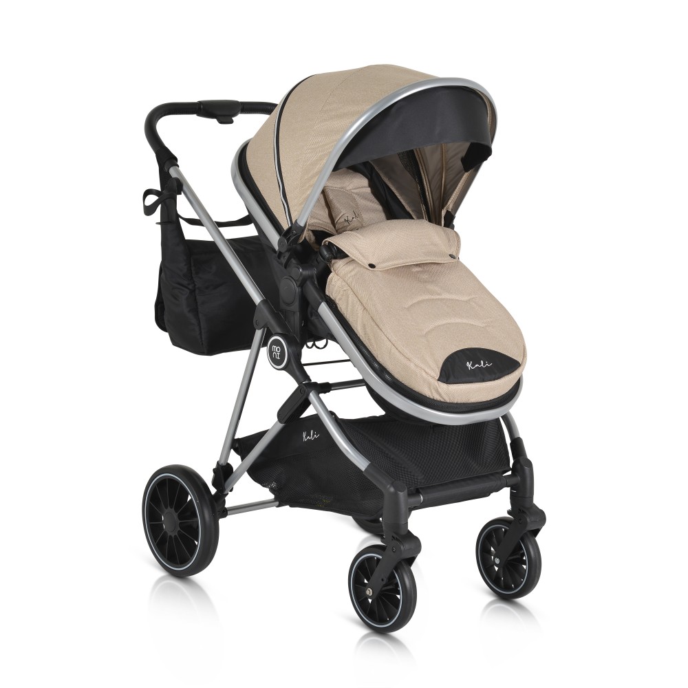 Moni Kali Ρυθμιζόμενο Καρότσι 2 σε 1 Khaki 3800146236151