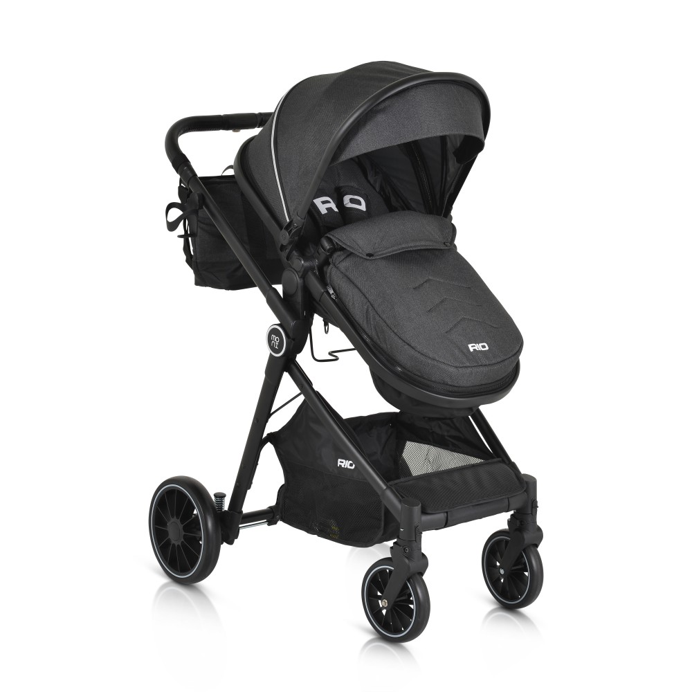 Moni Rio Ρυθμιζόμενο Πολυκαρότσι 2 σε 1 Black 3800146236328
