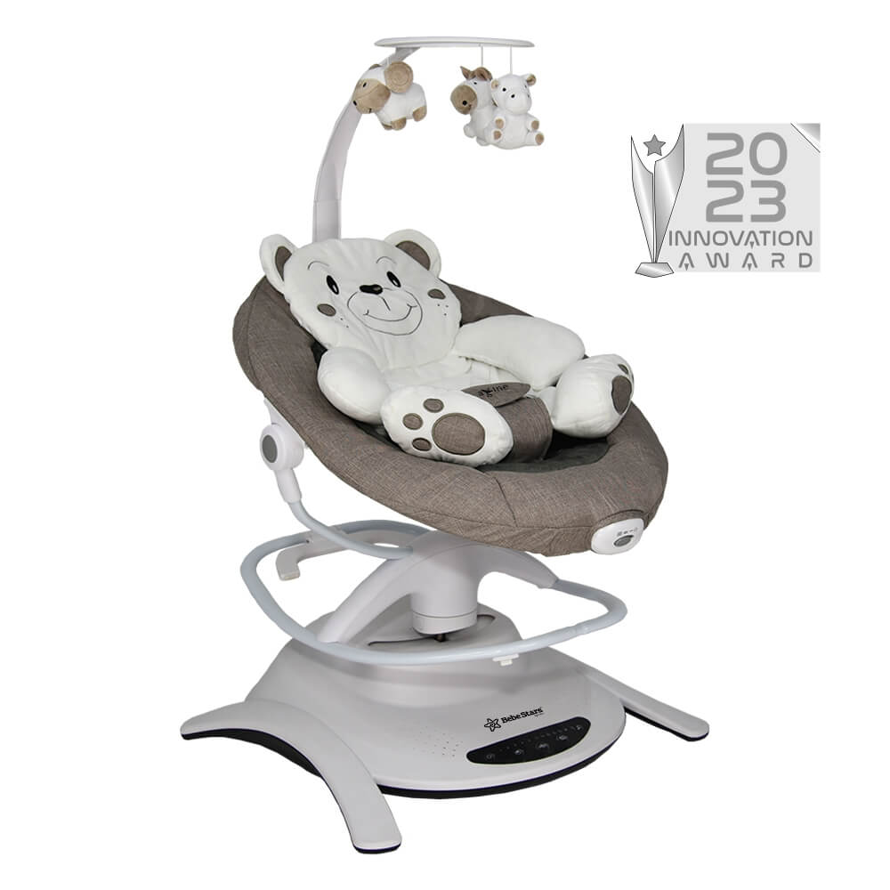 Bebe Stars Ηλεκτρικό Relax  Κούνια Μωρού Imagine brown 255-182