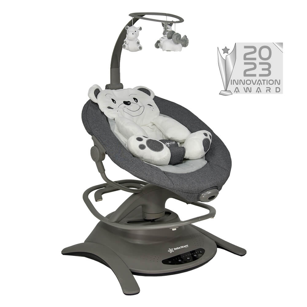 Bebe Stars Ηλεκτρικό Relax Κούνια Μωρού Imagine Grey  255-186