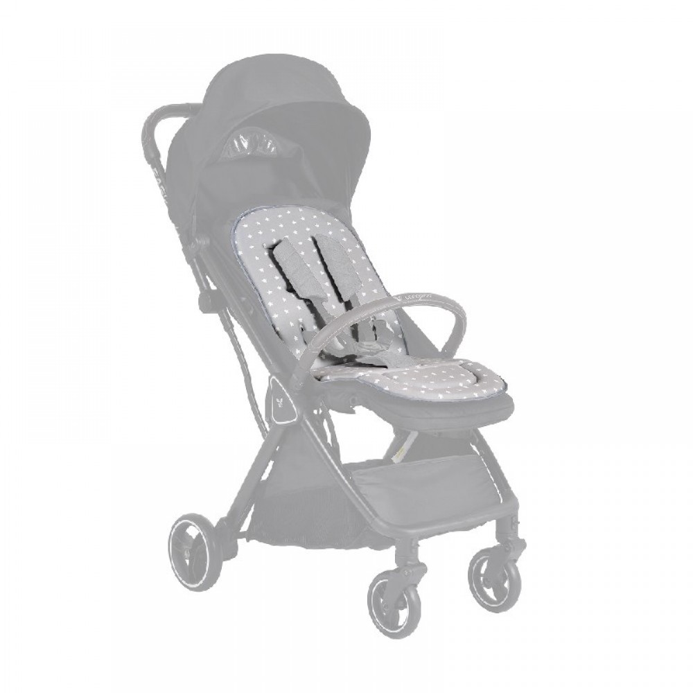 Cangaroo Στρώμα Καροτσιού Kona 32x80 εκ. Grey 3800146268008