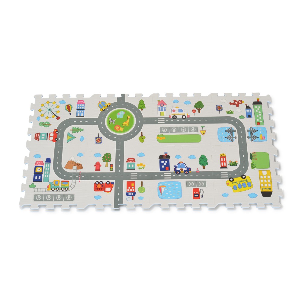 Moni Παζλ Δαπέδου 8 τεμαχίων 3406 Road Track 3801005600380