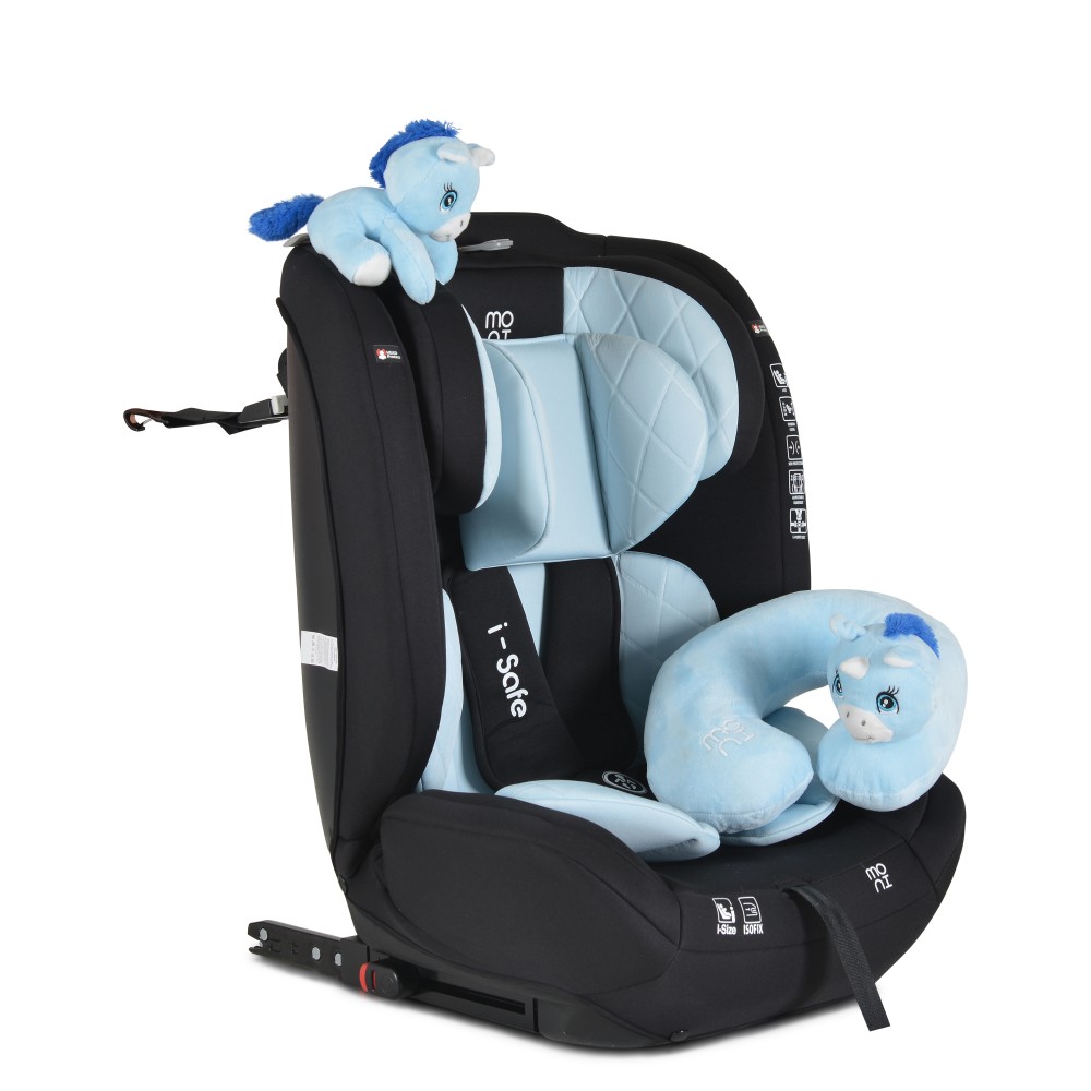 Moni Isafe Καθισματάκι Αυτοκινήτου i-Size 9-36 kg με Isofix Blue 3801005151547
