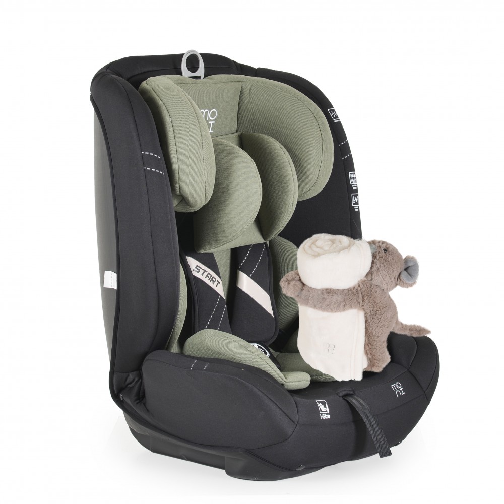 Moni Start Καθισματάκι Αυτοκινήτου i-Size 9-36 kg Green 3801005151950