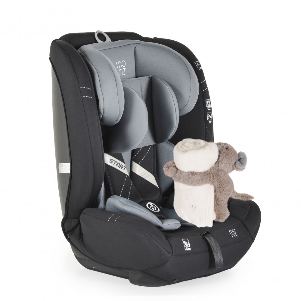 Moni Start Καθισματάκι Αυτοκινήτου i-Size 9-36 kg Grey 3801005151974