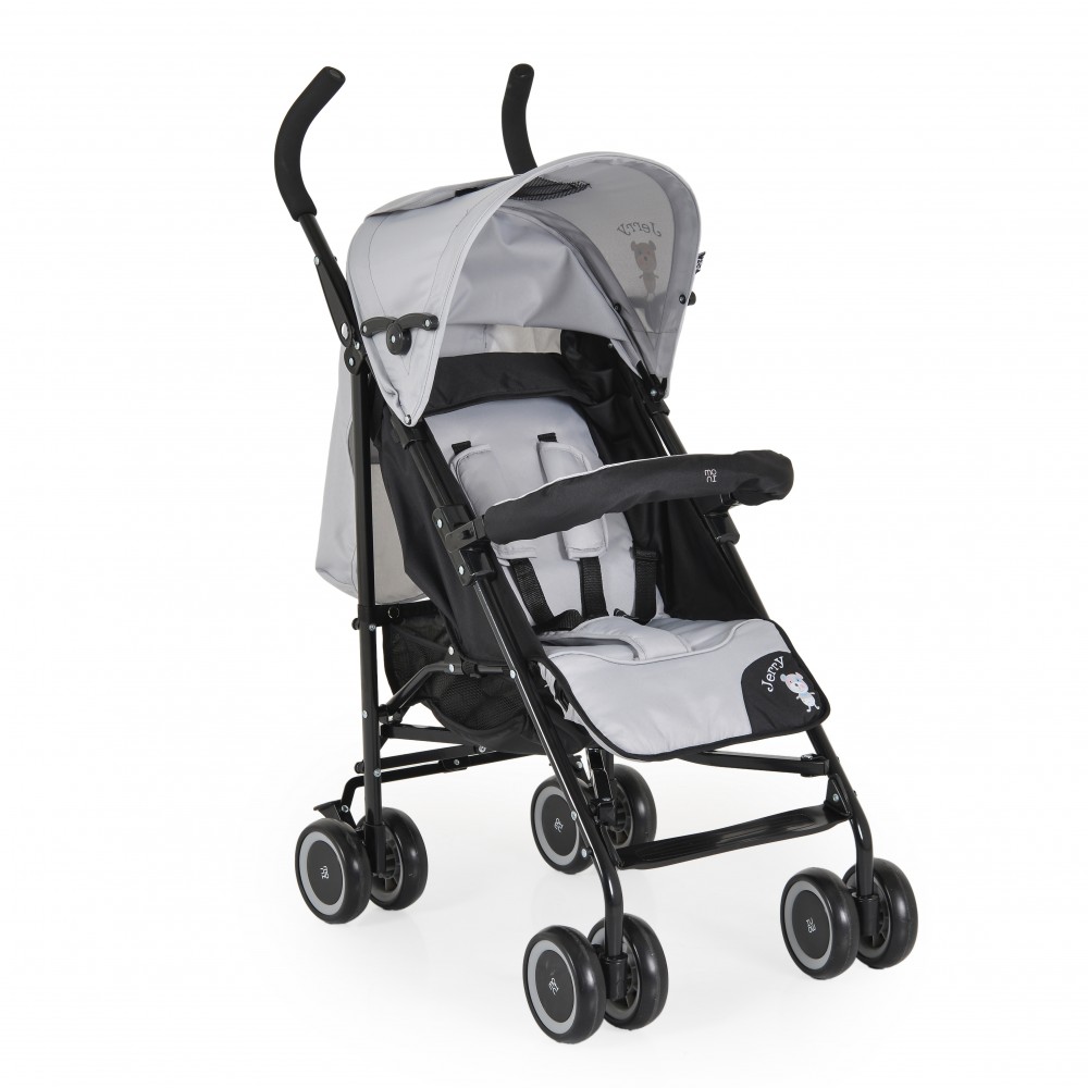 Moni Jerry Καρότσι Μπαστούνι Kατάλληλο από 6+ Mηνών Grey 3800146236625
