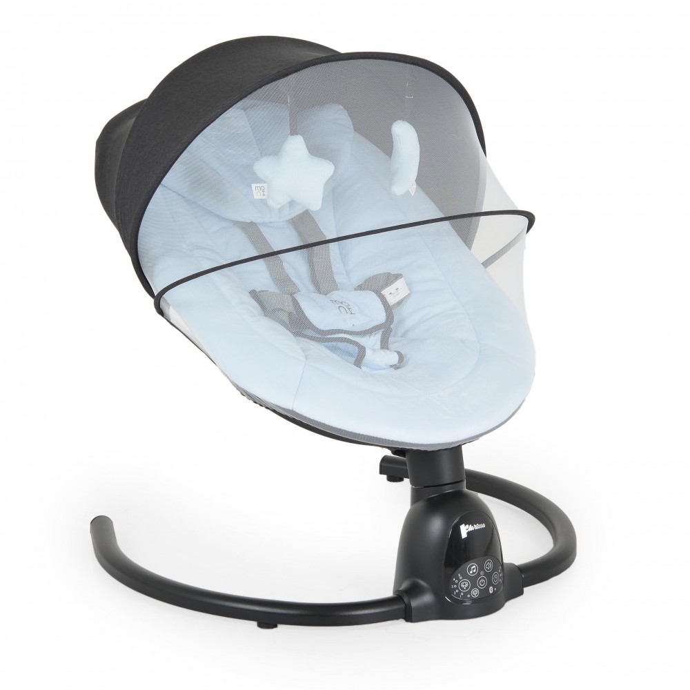 Moni Ηλεκτρικό Relax Μωρού Κούνια 2 σε 1 Clarissa Blue 3800146249687