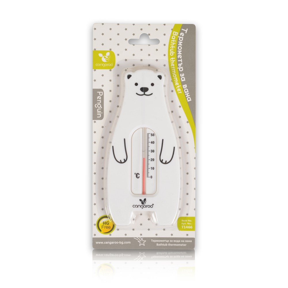 Cangaroo Polar Bear Αναλογικό Θερμόμετρο Μπάνιου 0°C έως 50°C 3800146269579
