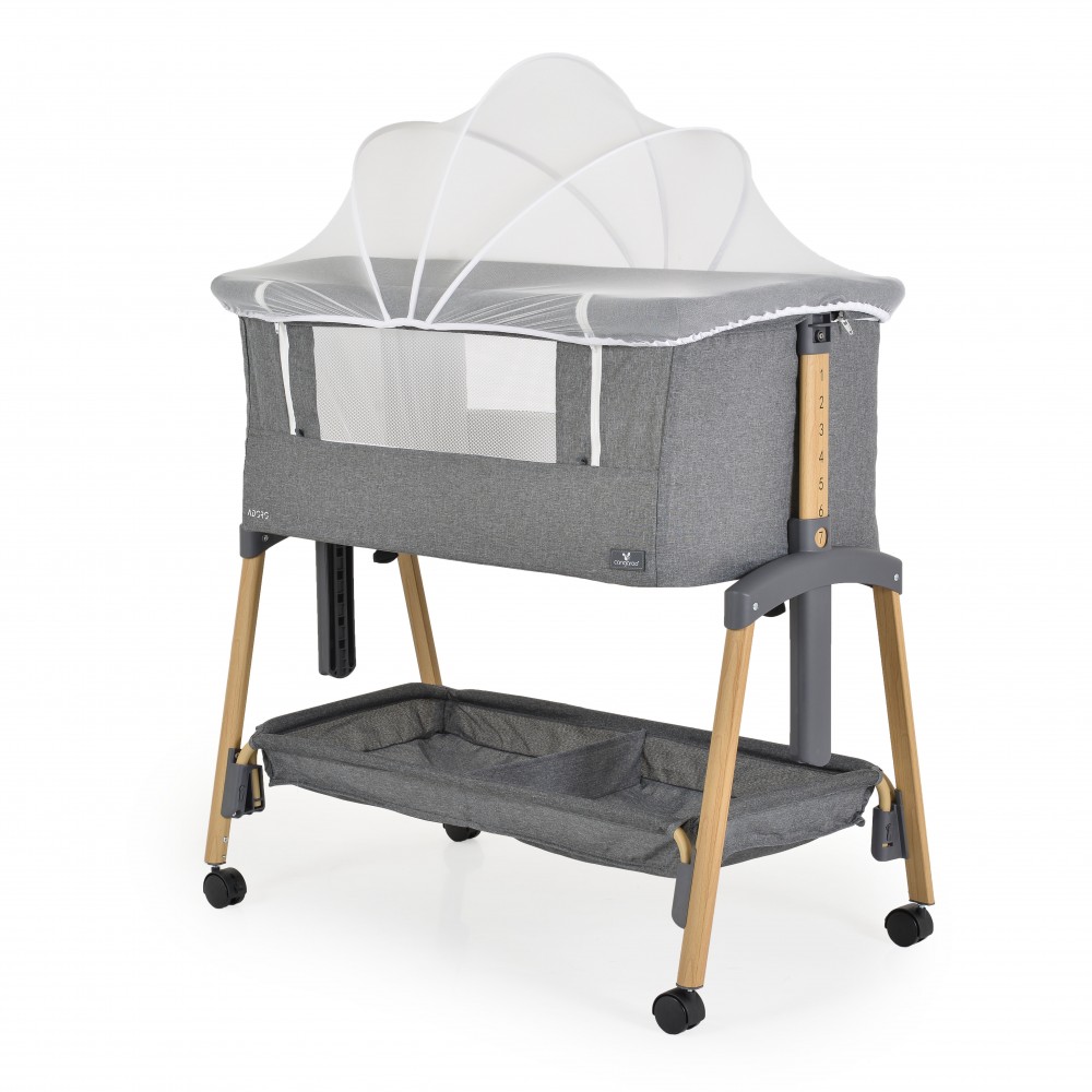Cangaroo Λίκνο Adoro Grey με Στρώμα 3800146249694