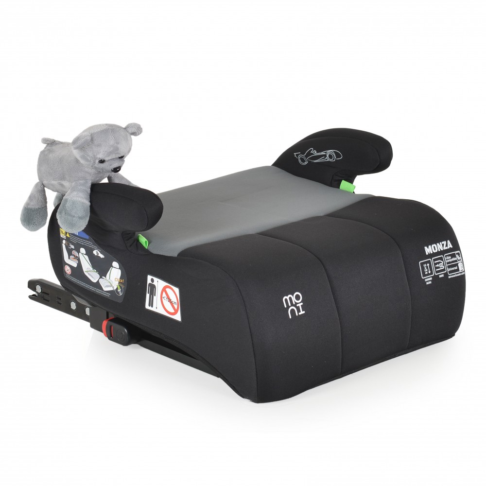 Moni Καθισματάκι Αυτοκινήτου Booster i-Size Monza 22-36 kg με Isofix Grey 3801005151530