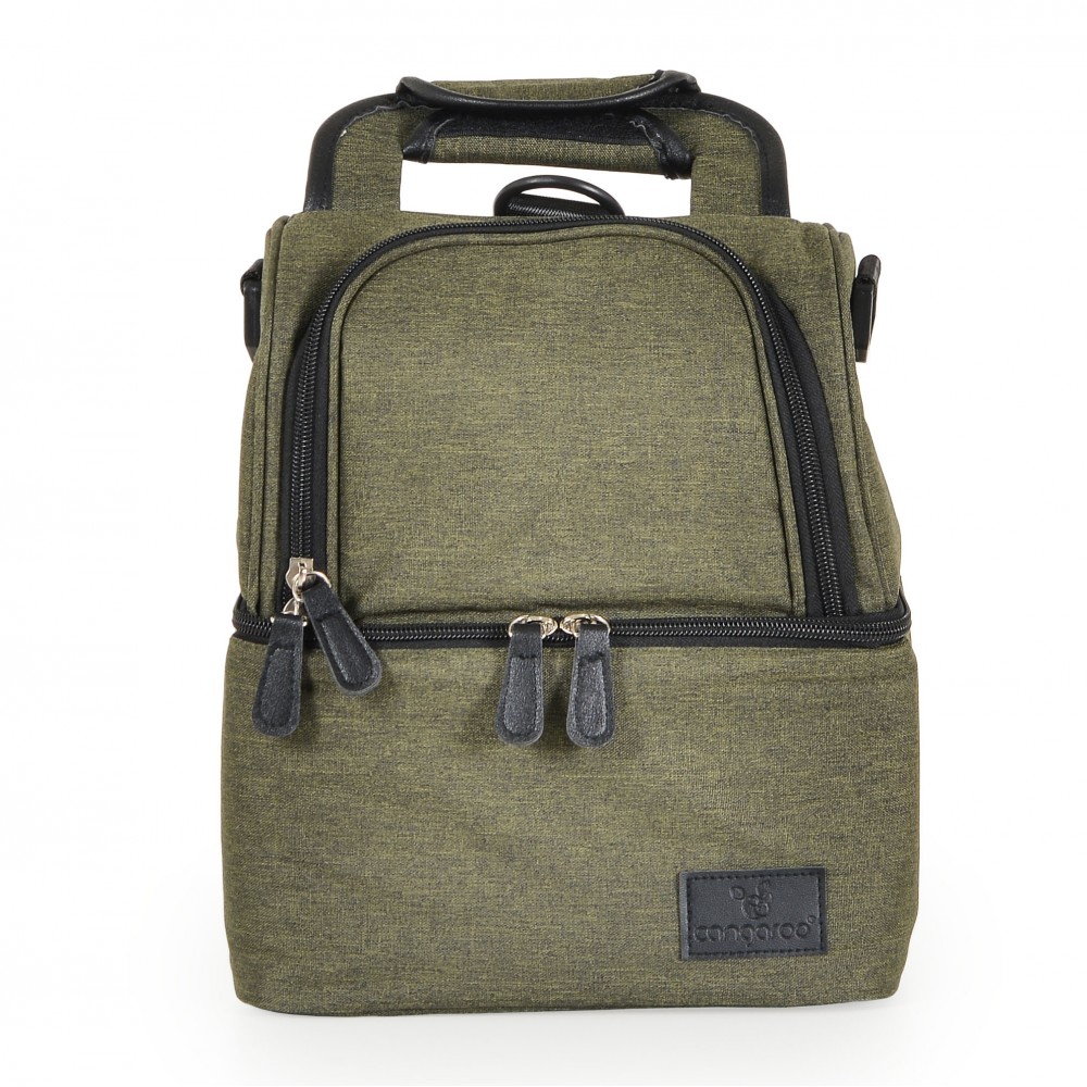 Cangaroo Ισοθερμική Τσάντα Πλάτης Aurora Green Μ22 x Π16 x Υ31εκ 3800146270803