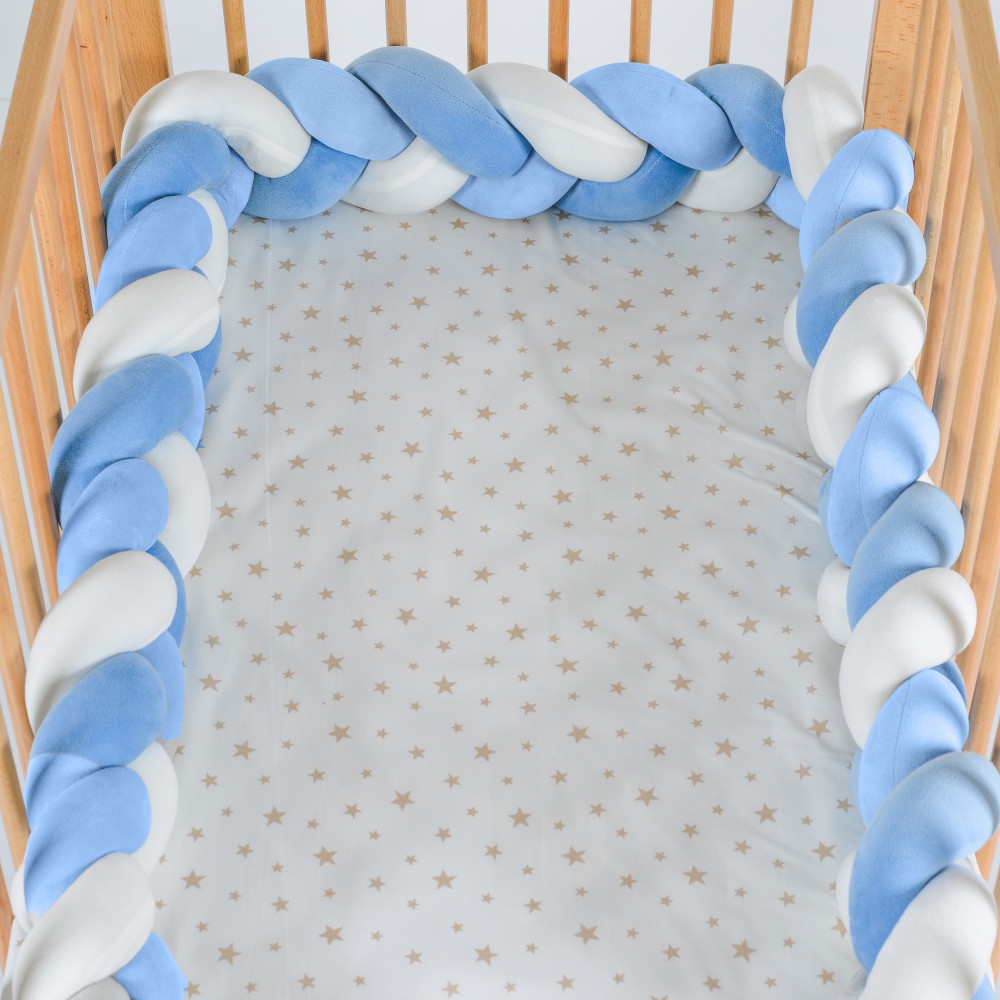 Cangaroo Πάντα Πλεξούδα Braidy White Blue 13x220cm  3800146270445