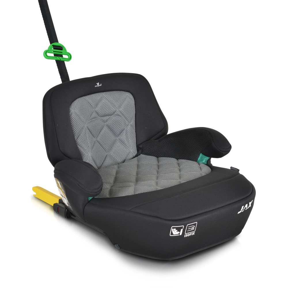 Cangaroo Jax Καθισματάκι Αυτοκινήτου Booster με Isofix Γκρι 22-36 kg 3801005152230