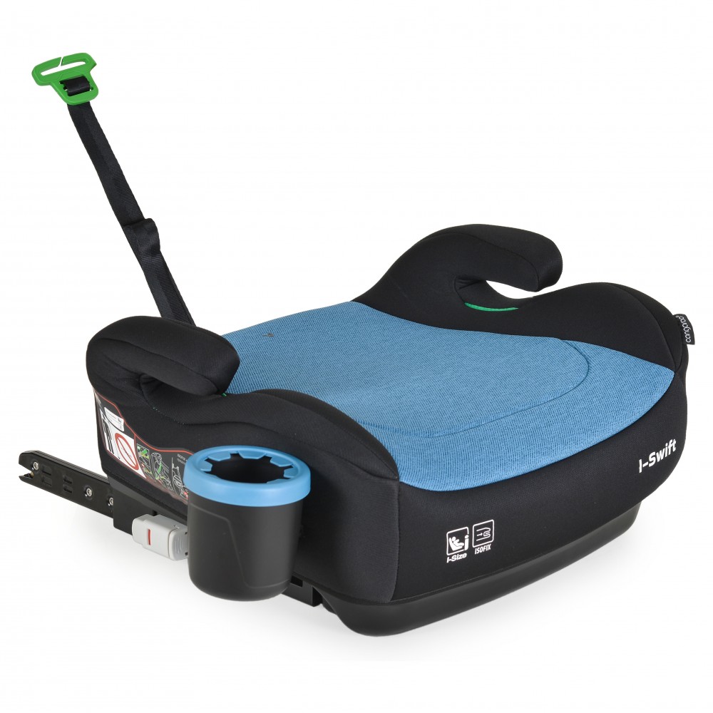 Cangaroo I-Swift Καθισματάκι Αυτοκινήτου Booster i-Size με Isofix Blue 3801005152322