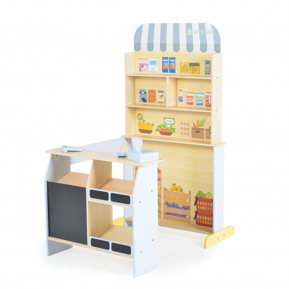 Ecotoys Πάγκος Καταστήματος από Ξύλο για 3+ Ετών 3800146223137
