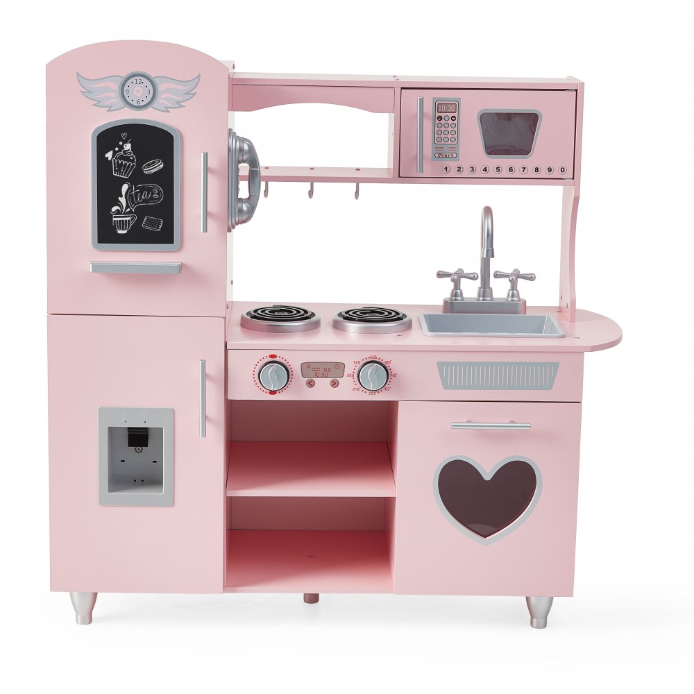 Moni 7268 Ξύλινη Παιδική Κουζίνα Kitchen Pink 3801005600779
