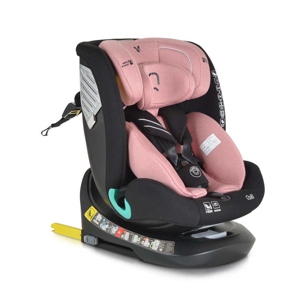 Cangaroo Quill Καθισματάκι Αυτοκινήτου i-Size με Isofix Pink 3801005151837