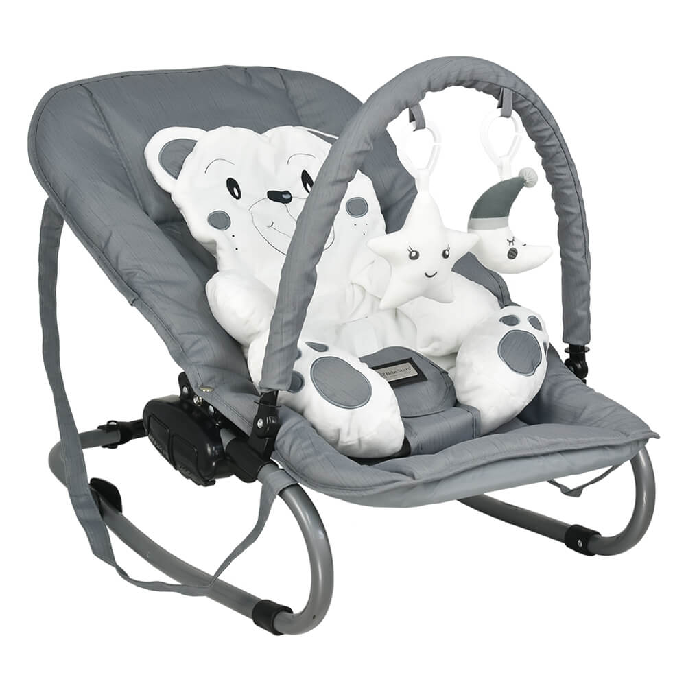 Bebe Stars Χειροκίνητο Relax Μωρού Dream Plus Γκρι 313-186